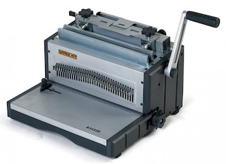 Переплетчик Office Kit B3432E A4/перф.32л.сшив./макс.120л./метал.пруж. (5.5-14.3мм)/электр. шаг 3:1,