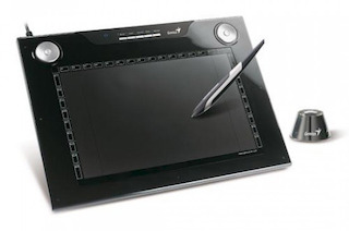 Планшет для рисования Genius PenSketch T609A серый USB