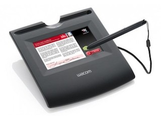 Планшет для рисования Wacom STU-520A черный USB