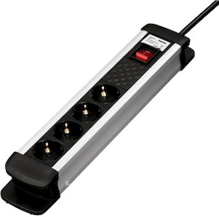 Сетевой фильтр Hama H-47888 Pro-E 40S с выкл.4 р."защита от детей"1.5 м 3500 Вт 220-240В/50-60Гц/16А