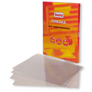Плёнка Buro BU-3LP125 для ламинирования А3 303х426мм 125мкм 100шт