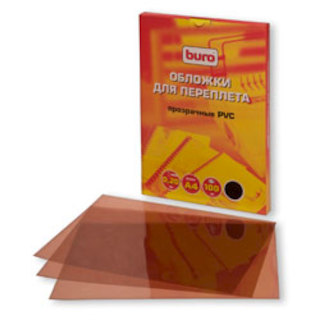 Обложка Buro BU-PVC020br A4 коричневая PVC 200мкм 100шт