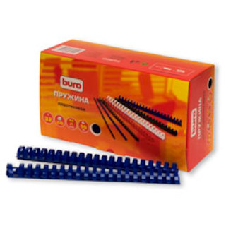 Пружина Buro BU-313u пластиковая 32мм синяя 50шт
