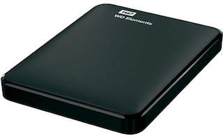 Жесткий диск WD Original USB 3.0 1.5Tb WDBU6Y0015BBK-EESN Elements 2.5" черный