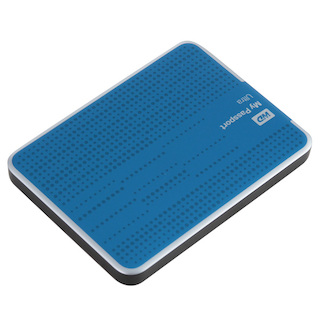 Жесткий диск WD Original USB 3.0 1Tb WDBJNZ0010BBL-EEUE My Passport Ultra (5400rpm) 2.5" синий