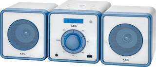 Микросистема Hi-Fi AEG MC 4455 белый/синий