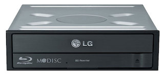 Привод Blu-Ray LG BH16NS40 черный SATA int RTL