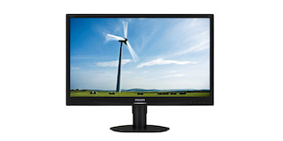 Монитор Philips 231S4LCB 23" 16:9 TN LED 1920x1080 5ms 1000:1 170/160 16,7ml 250cd/m2 DVI-D D-sub Black