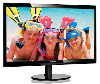 Монитор Philips 246V5LAB 24"; 16:9; TN; LED; 1920x1080; 5ms; 10 000 000:1; 1 000:1; 0,277х0,277mm; 170/160 (C/R >10)°; 16,7ml; 250cd/m2; DVI-D Black
