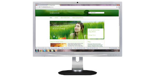 Монитор Philips 241P4QRYES 24" 16:9 AMVA LED 1920x1080 4 ms 178/178 16,7ml 250cd/m2 DVI-D USB2.0х4 Display port D-sub Silver-black