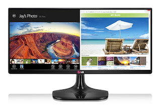 Монитор LG 25UM65-P 25" 21:9 IPS LED 2560x1080 5мс 1000:1 250кд/м2 178/178 HDMIx2 DP DVI Black