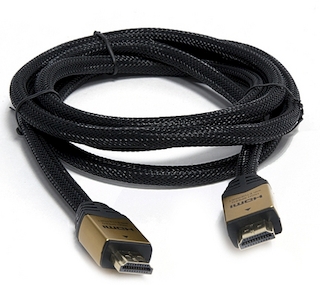 Кабель Konoos HDMI KCP-HDMI-5, 4.5м, v1.4, 19M/19M, металл, позол.разъемы, экран, армирующая сетка, блистер