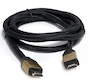 Кабель Konoos HDMI KCP-HDMI-5, 4.5м, v1.4, 19M/19M, металл, позол.разъемы, экран, армирующая сетка, блистер