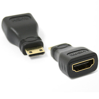 Переходник HDMI-miniHDMI Gembird A-HDMI-FC, 19F/19M, золотые разъемы, пакет