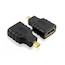 Переходник HDMI-microHDMI Gembird A-HDMI-FD, 19F/19M, золотые разъемы, пакет
