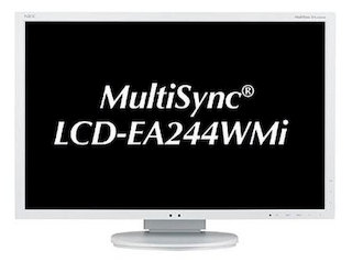 Монитор NEC EA244WMi wh 24" IPS 1920x1200 5мс 350кд/м2 1000:1 178/178 DVI-D HDMI USB2.0 DP