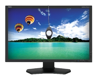 Монитор NEC PA242W BK/BK 24.1" 16:10 AH-IPS 1920x1200 6мс 340кд/м2 1000:1 178/178 DVI-D D-sub DP HDMI