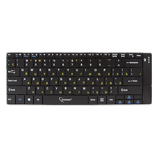 Клавиатура Gembird KB-316BT,Bluetooth,ультратонкая, металлич. дно, для планшета, встроен. аккумулятор