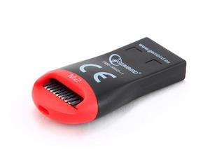 Картридер Gembird, для считывания MicroSD карт, блистер FD2-MSD-1