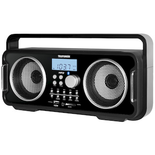 Аудиомагнитола Telefunken TF-SRP3401B черный