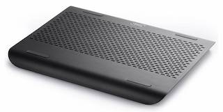 Подставка для ноутбука Deepcool N360 FS BLACK 17" 380x300x30mm 16-20dB 2xUSB 917g Black