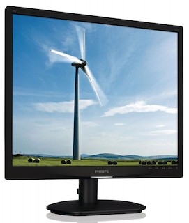 Монитор Philips 19" 19S4LSB5 (10/62) Black TN LED 5ms 5:4 20M:1 250cd