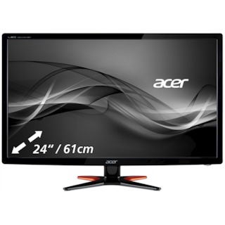 Монитор Acer 24" GN246HLBbid Black FullHD LED 1ms 16:9 DVI HDMI 100M:1 350cd