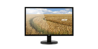 Монитор Acer 27" K272HULbmiidp Glossy-Black AH- VA LED 6ms 16:9 DVI HDMI M/M 100M:1 350cd DisplayPor