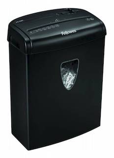 Шредер Fellowes PowerShred H-8CD (секр.3/P-4)/фр4х35мм/8лист/14лтр/Уничт:скрепки, скобы, пл.карты/CD