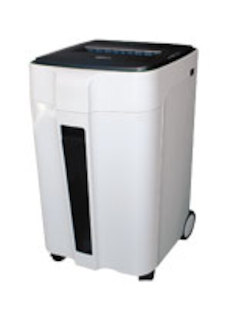 Шредер Office Kit S240-1.9х10 (секр.4/P-5)/фр1.9х10мм/15лист/40лтр/Уничт:скрепки, скобы, пл.карты/CD