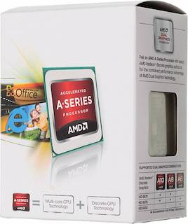 Процессор AMD A4 X2 4020 Socket-FM2 (AD4020OKHLBOX) (3.2/5000/1Mb/Radeon HD 7480) 65W Box