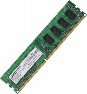 Память DDR3 2Gb 1600MHz AMD (R532G1601U1S-UGO) OEM green