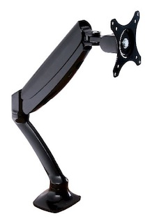 Кронштейн Kromax OFFICE-7 черный 10"-24" макс.6кг настольный поворот и наклон