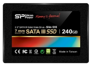 Накопитель SSD SATA 240Gb Silicon Power S55 SP240GBSS3S55S25 w500 r550