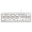 Клавиатура BTC 5211AU-WP, USB, белая, защита от капель, L-образный Enter