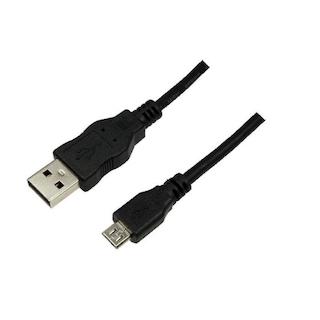 Кабель USB Am - micro USB 1,8м  Gembird/Cablexpert CCP-mUSB2-AMBM-6, AM/microBM 5P, 1.8м, экран, черный, пакет