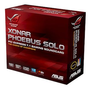Звуковая карта Asus PCI-E ROG Xonar Phoebus Solo (C-Media CMI8888DHT) 7.1 (5.1 digital S/PDIF out Do