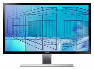 Монитор Samsung 28" U28D590 Black TN LED 1ms 16:9 2xHDMI 1M:1 370cd 170гр 160гр DisplayPort 4K/UHD