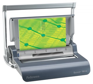 Переплетчик Fellowes QUASAR WIRE (перф. 15 лист, сшив. 130 лист, МЕТАЛЛ. пруж. 6-14мм)