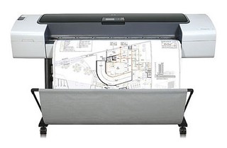 Плоттер HP Designjet T1200 44" Printer (CH538A)