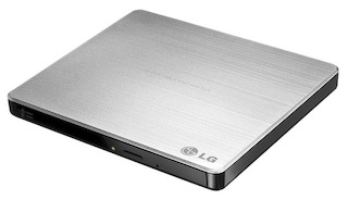 Привод DVD+/-RW LG GP60NS50 серебристый USB slim ext RTL