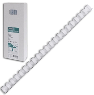 Пружина пластиковая Fellowes 16 мм (на 101-120 листов) (100шт) белый (FS-53470)