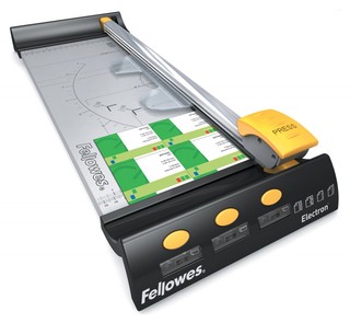 Резак дисковый Fellowes Electron A3, 10лст., авт. система прижима. прям,пунктир,фальц.,волн.резка