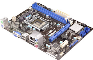 Материнская плата Asrock H61M-VG4 Socket-1155 Intel H61 DDR3 mATX AC`97 6ch(5.1) GbLAN SATA2 VGA BULK