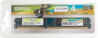 Память Silicon Power DDR3 4Gb 1600MHz  (SP004GBVTU160N02) RTL VLP NON-ECC