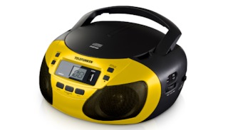 Аудиомагнитола Telefunken TF-CSRP3447 желтый