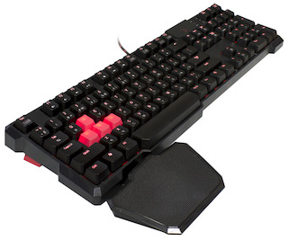 Клавиатура A4 Bloody B540 черный USB Gamer LED