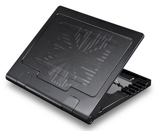 Подставка для ноутбука Deepcool N7 BLACK 15.6" 353x300x31mm 23dB 2xUSB 1115g Black