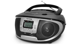 Аудиомагнитола Telefunken TF-CSRP3445 черный