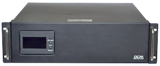Источник бесперебойного питания Powercom SMK-2500A RM LCD (3U) 1500W черный 8*IEC320 C13 + 1*C19 USB